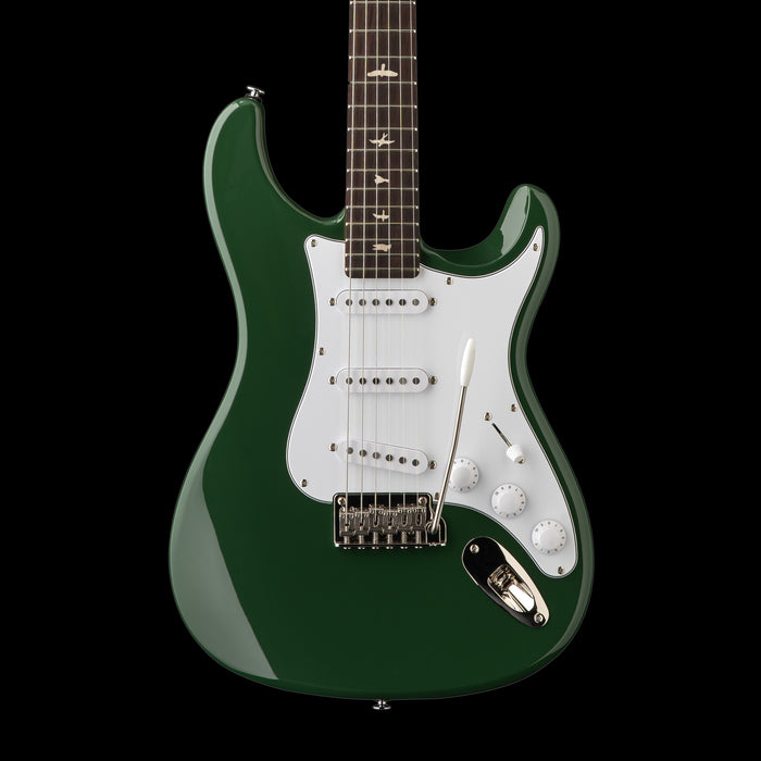 PRS SE Silver Sky Laurel Green Front Crop