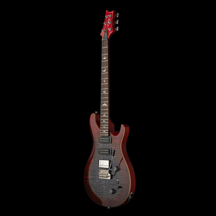 PRS SE Studio Charcoal Cherry Burst 3Quarter