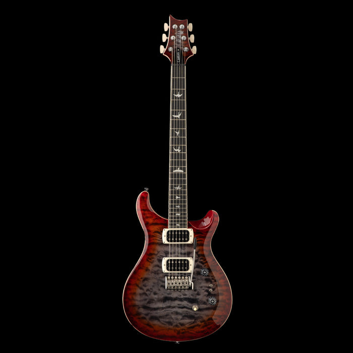 PRS SE Custom 24-08 Quilt Charcoal Cherry Burst Front