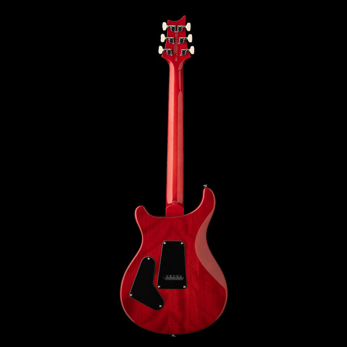 PRS SE Custom 24-08 Quilt Charcoal Cherry Burst Back