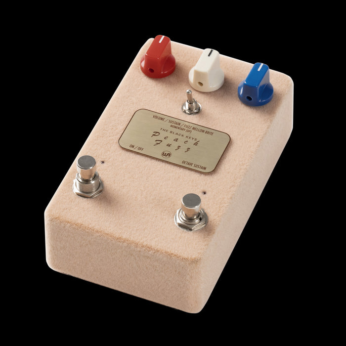 Walrus Audio Limited Edition The Black Keys Peach Fuzz Pedal Angle