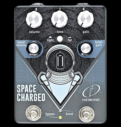 Crazy Tube Circuits Space Charged Tube Overdrive Guitar Effect Pedal