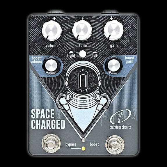 space guitar pedal Crazy Tube Circuits Space Charged Tube Overdrive Guitar Effect Pedal — Truetone Music