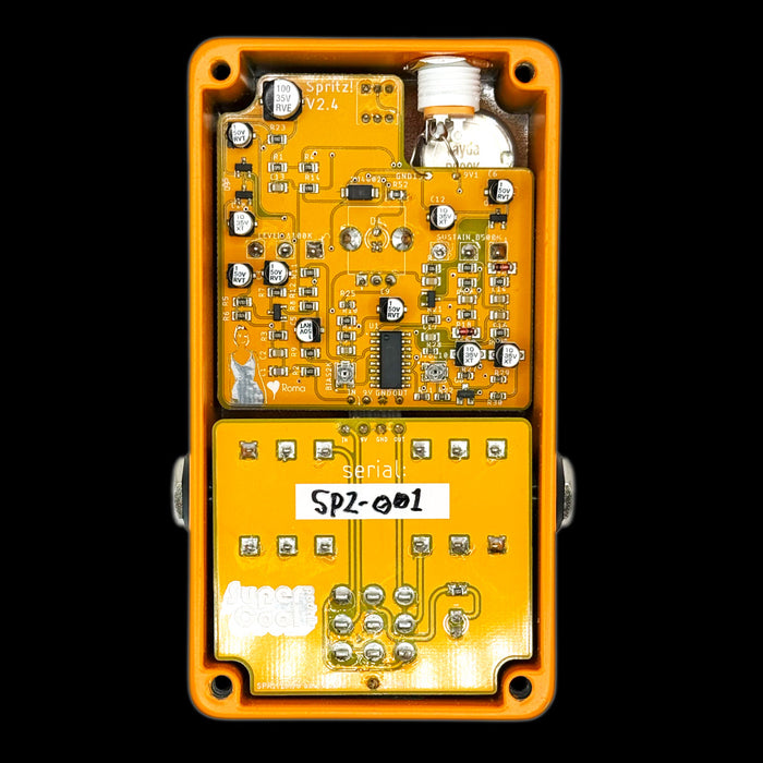 Supercool SPRITZ! Saturator Compression Pedal Back