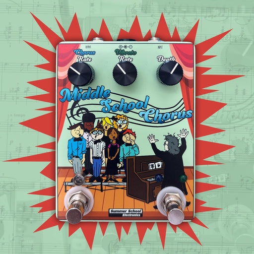 Summer School Electronics Middle School Chorus Pedal Background