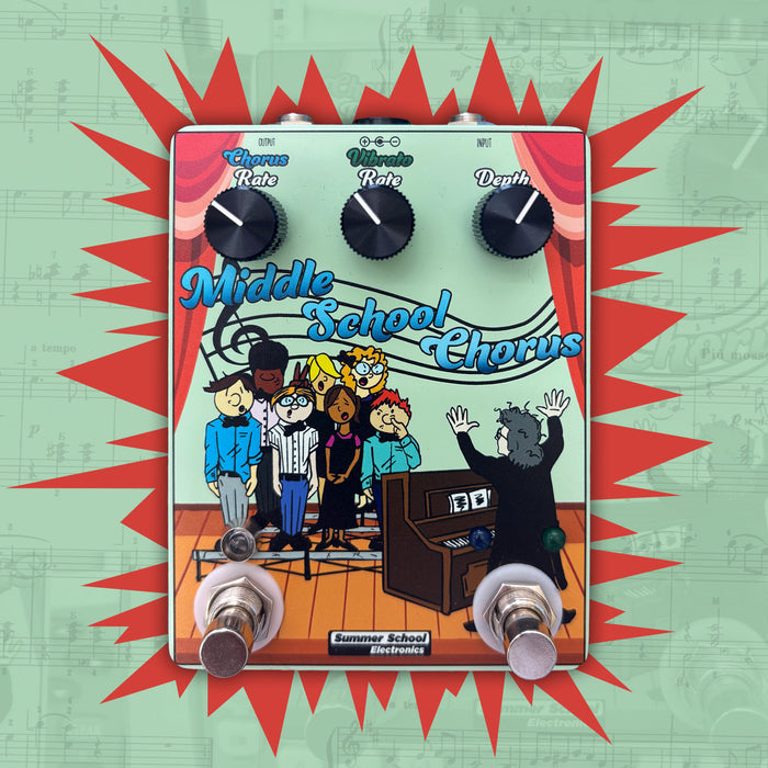 Summer School Electronics Middle School Chorus Pedal Background