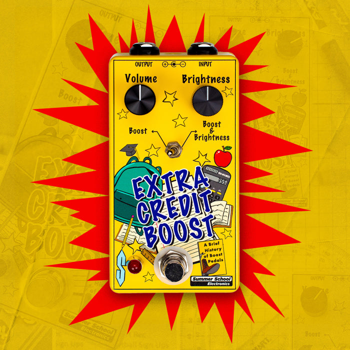 Summer School Electronics Extra Credit Boost Pedal Background