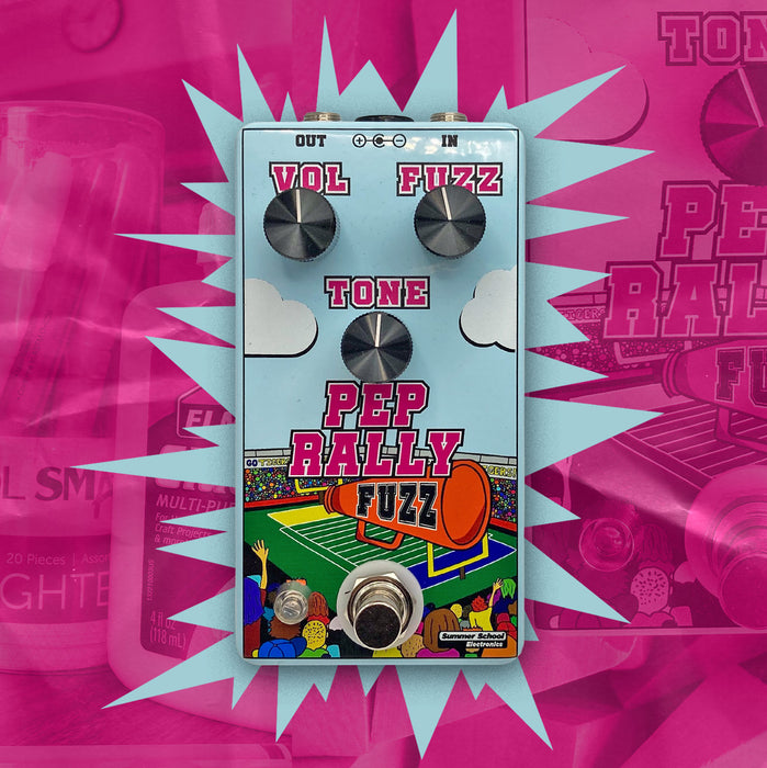 Summer School Electronics Pep Rally Fuzz Pedal Background