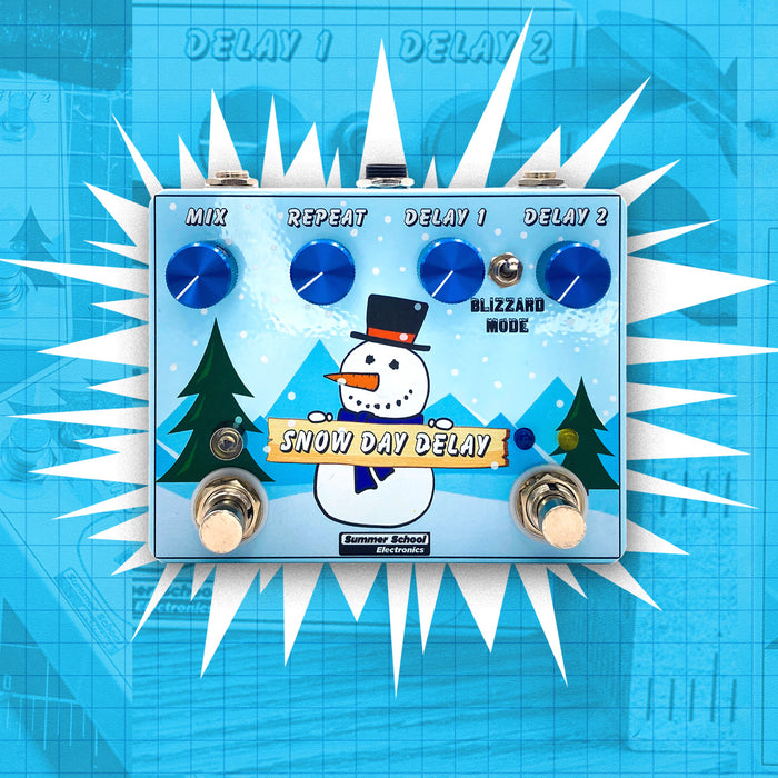Summer School Electronics Science Fair Snow Day Delay Pedal Background