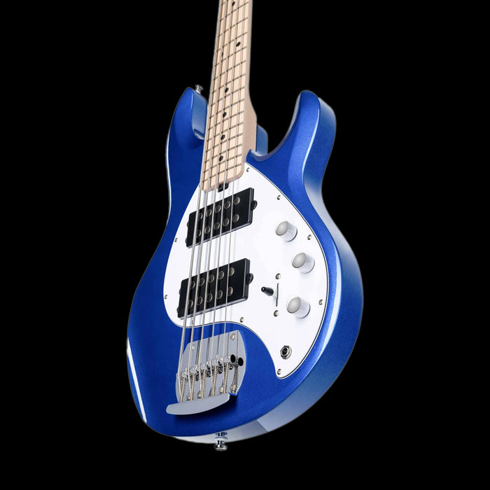 Sterling by Music Man SUB Series StingRay 5 HH Cobra Blue Lower Bout