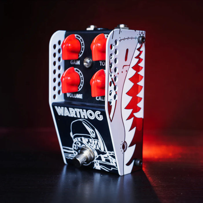 Thorpy FX The Warthog OD/Distortion/Boost/Fuzz Guitar Pedal Front Angle Left