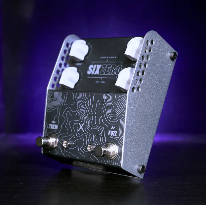 Thorpy FX Six Zero Fuzz & Tremolo Pedal Front Angle Left