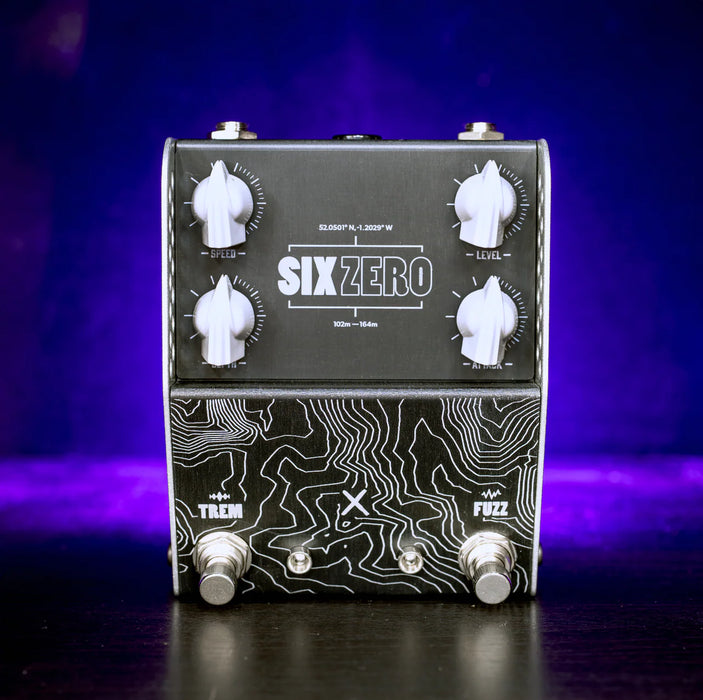 Thorpy FX Six Zero Fuzz & Tremolo Pedal Front 
