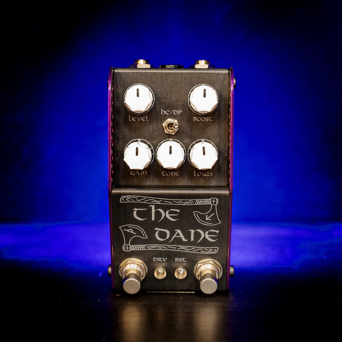 Thorpy FX The Dane Mk II Overdrive Boost Peter "Danish Pete" Honore Signature Pedal Front