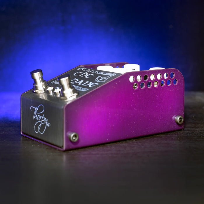Thorpy FX The Dane Mk II Overdrive Boost Peter "Danish Pete" Honore Signature Pedal Left Side