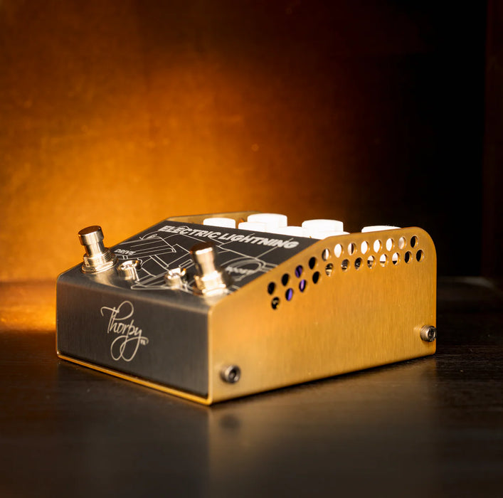 Thorpy FX Electric Lightning Overdrive Boost Pedal Left Side