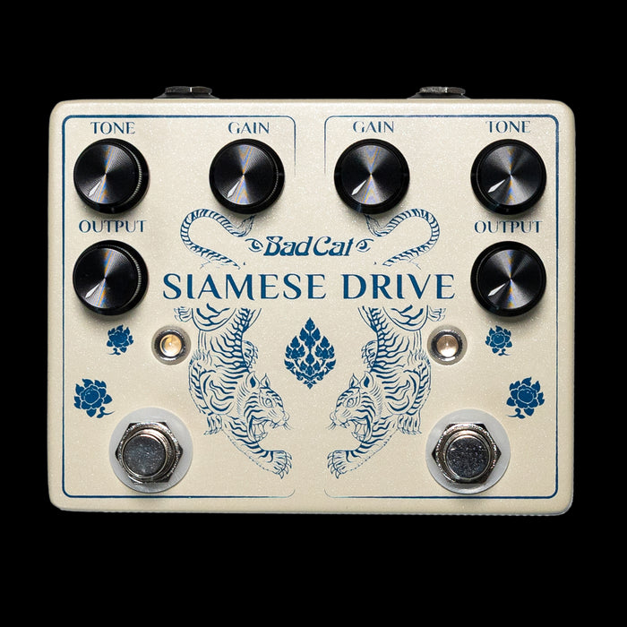 Bad Cat Siamese Dual Harmonic Overdrive Pedal Front 