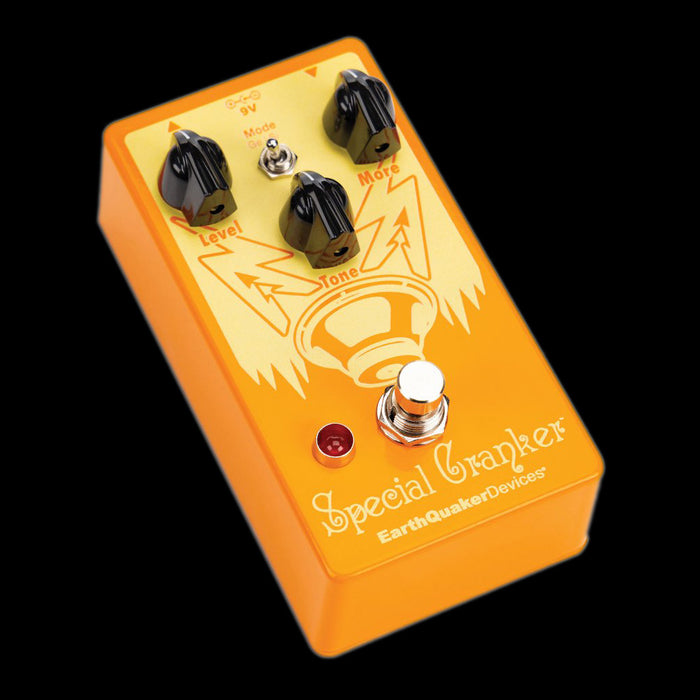 EarthQuaker Devices Special Cranker Overdrive/Distortion Guitar Effect Pedal Front Angle Left