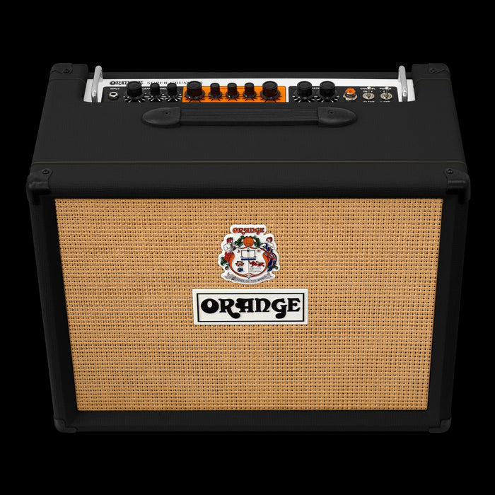 Orange Super Crush 100C Combo Guitar Amplifier Black Front Angle Down