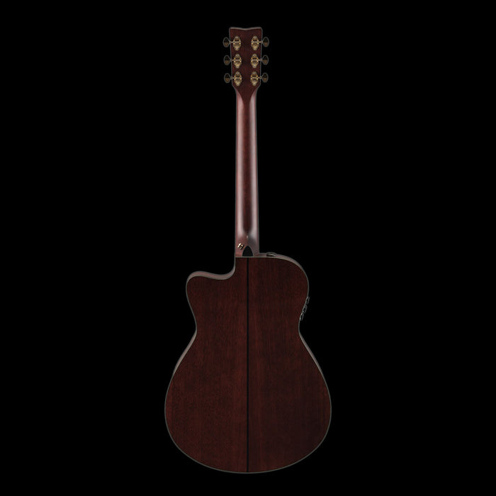 Yamaha TAS3 C TransAcoustic Concert Sand Burst Acoustic Electric Guitar  Back