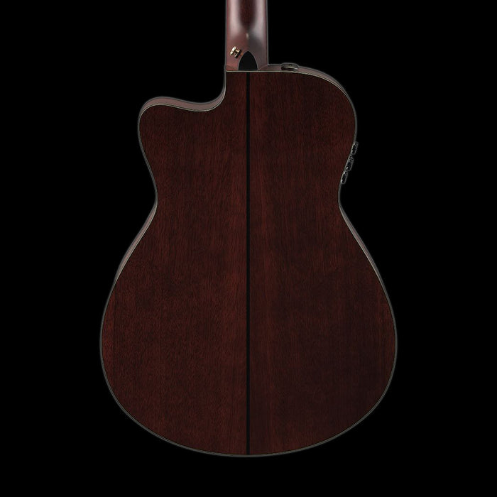 Yamaha TAS3 C TransAcoustic Concert Sand Burst Acoustic Electric Guitar Back Crop