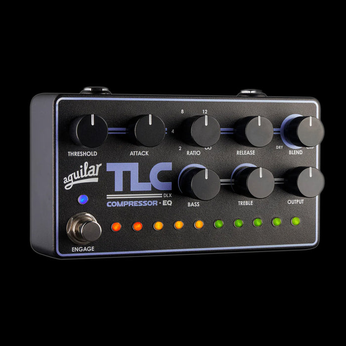 Aguilar TLC Compressor EQ DLX Compressor Pedal Front Angle