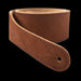 Taylor Gemstone Strap Sanded Suede Medium Brown 2.5" Rolled Up Front Tab