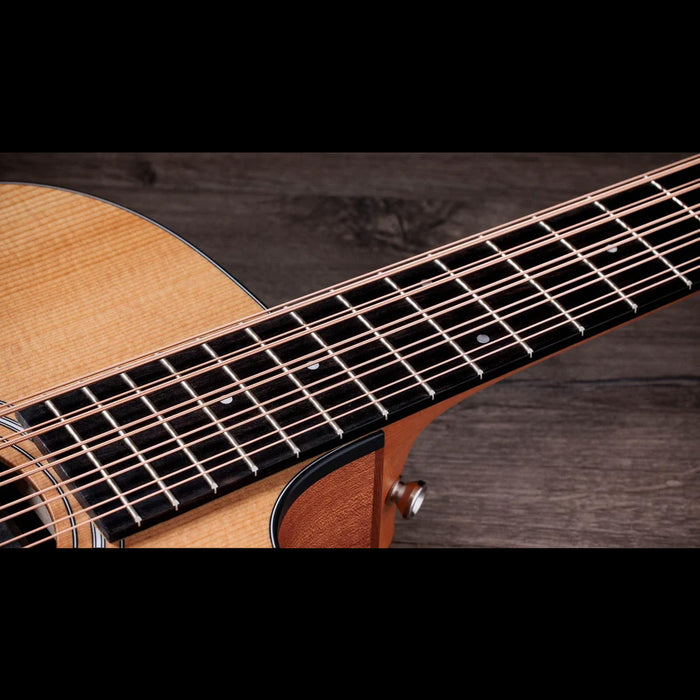 Taylor 150ce Bajo Quinto 10-String Acoustic Electric Guitar Fingerboard