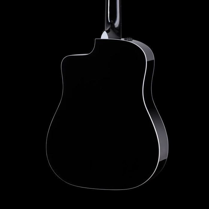 Taylor Somos 250ce Plus BLK Doce Doble 12-String Black Back Crop