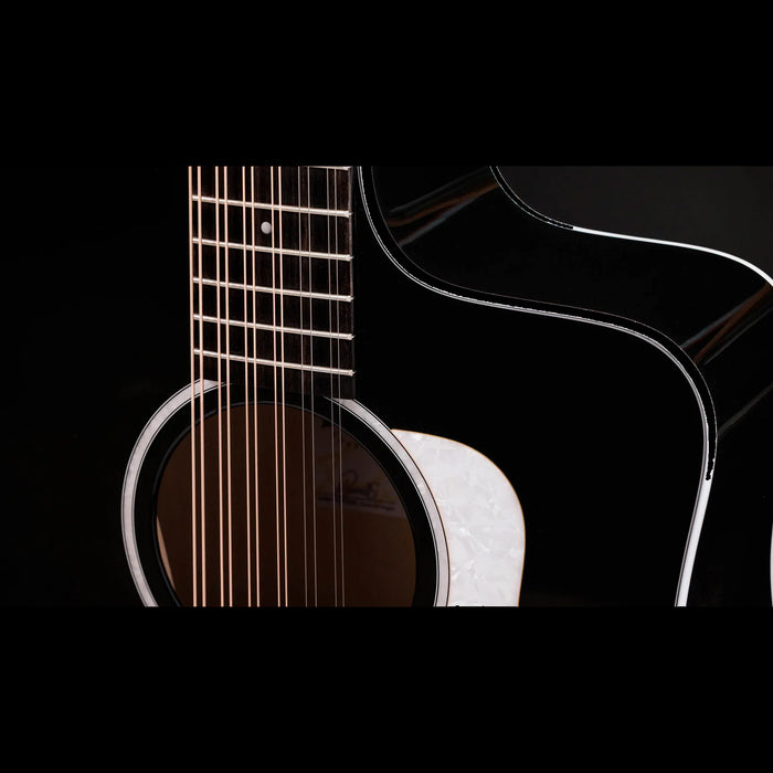 Taylor Somos 250ce Plus BLK Doce Doble 12-String Black Strings