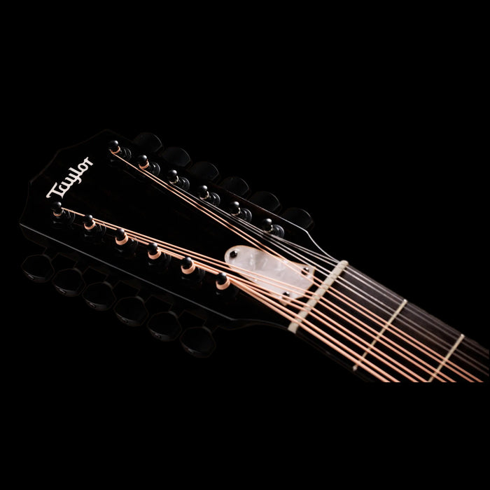 Taylor Somos 250ce Plus BLK Doce Doble 12-String Black Headstock 
