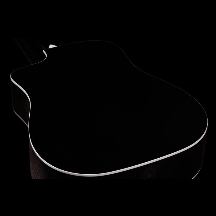 Taylor Somos 250ce Plus BLK Doce Doble 12-String Black Back Angle