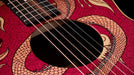 Taylor GS Mini-e Special Edition Dragon Acoustic Electric Guitar Closeup Soundhole