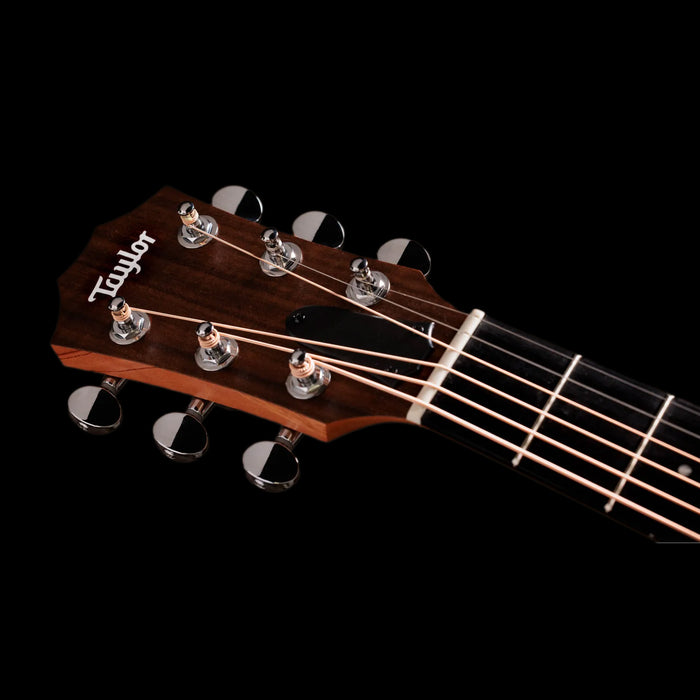 Taylor GS Mini-e Special Edition Floral Green Acoustic Guitar Headstock 