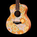 Taylor GS Mini-e Special Edition Floral Blue Spruce Top Front Crop