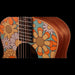 Taylor GS Mini-e Special Edition Floral Blue Spruce Top Closeup Upper Bout