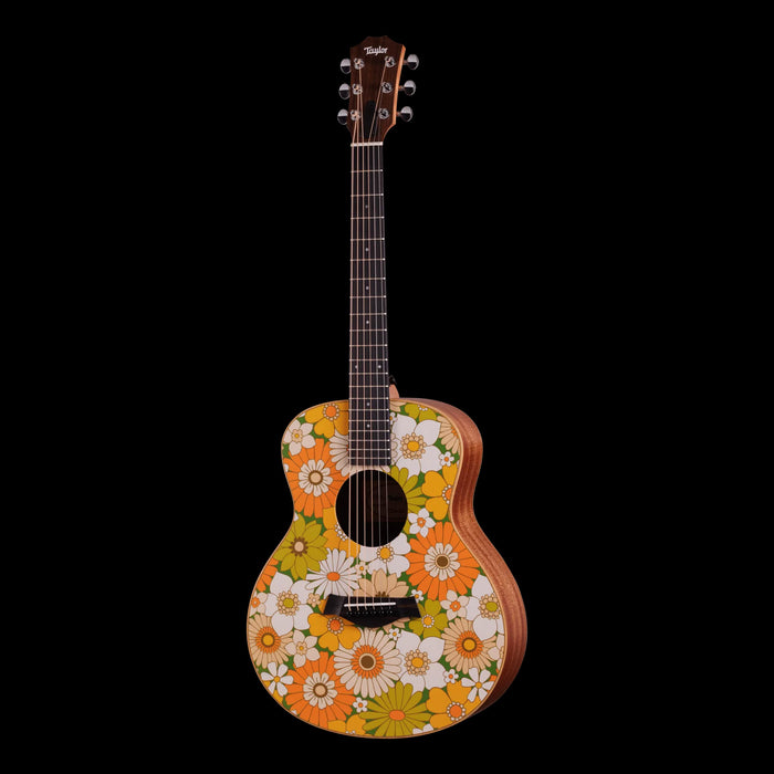 Taylor GS Mini-e Special Edition Floral Green Acoustic Guitar Front