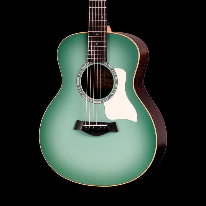 Taylor GS Mini-e Special Edition Vintage Teal Burst Acoustic Guitar Front Crop