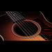Taylor GS Mini-e Rosewood Sunburst Closeup Soundhole