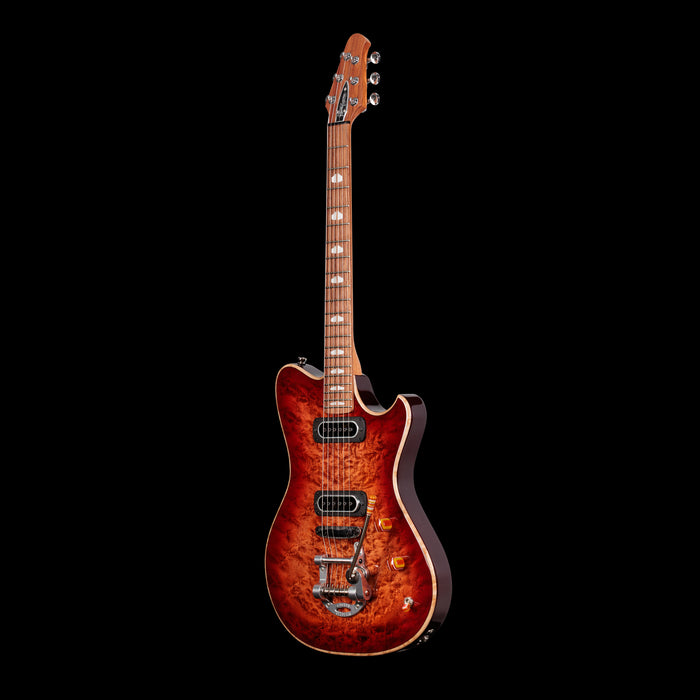 Powers Electric Limited Edition A-Type Select Birdseye Lava Burst Front Left
