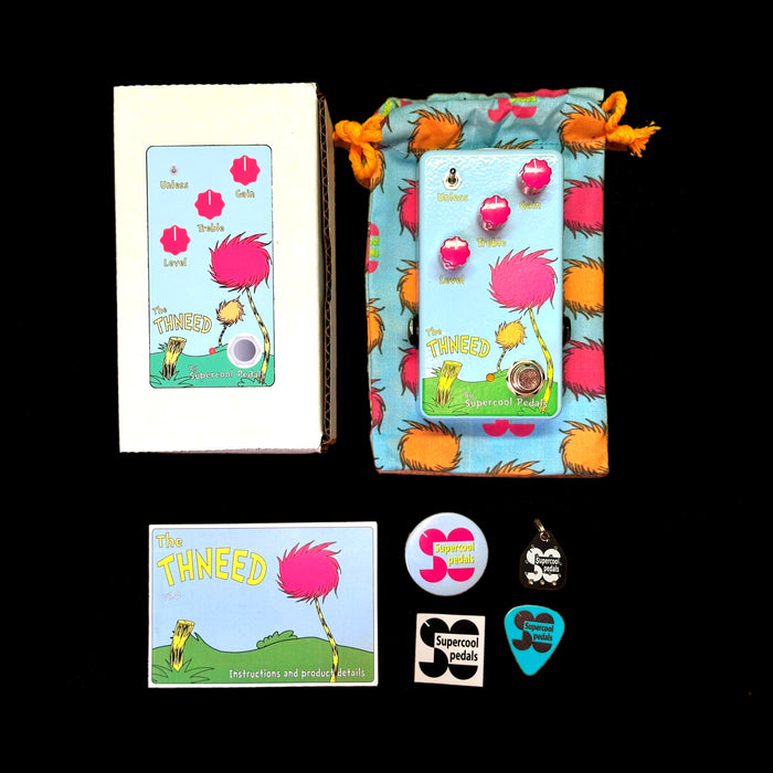 Supercool The Thneed Overdrive Pedal Box Candy