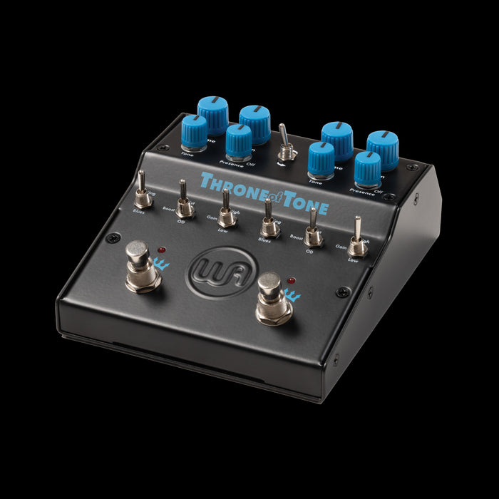 Warm Audio Throne of Tone Dual-Sided Overdrive Pedal Angle 