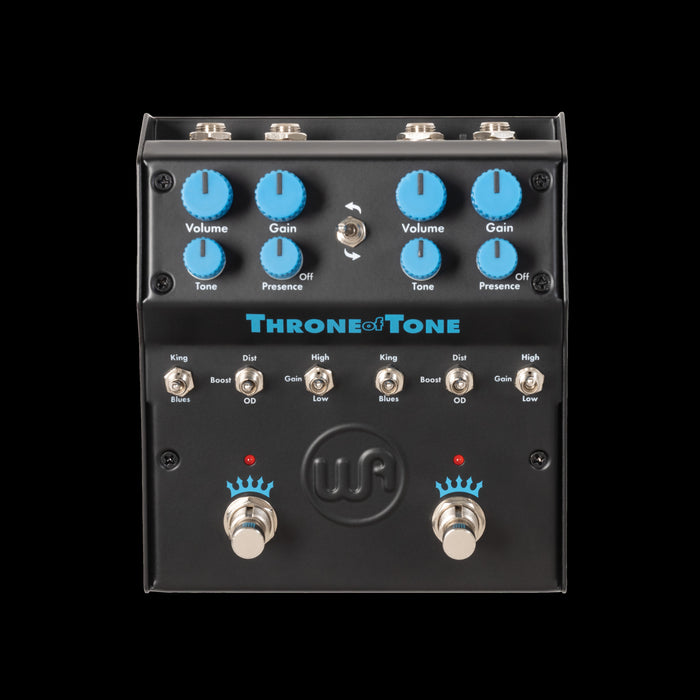 Warm Audio Throne of Tone Dual-Sided Overdrive Pedal Front 