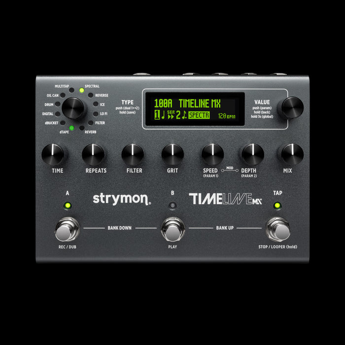 Strymon Timeline MX Multi-Delay Pedal Front