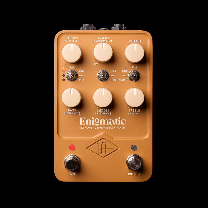 uafx amp pedals Universal Audio UAFX Enigmatic '82 Overdrive Special Amp Pedal — Truetone Music