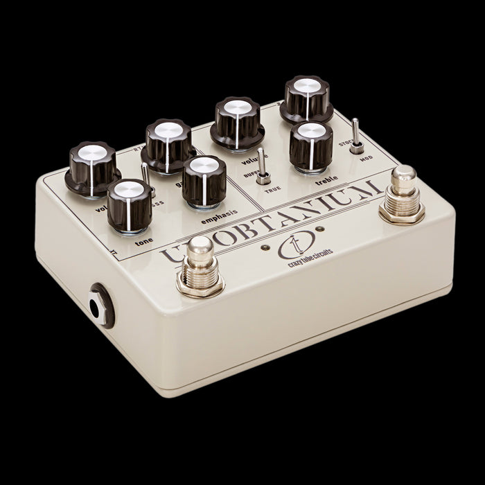 Crazy Tube Circuits Unobtanium Dual Overdrive Pedal Front Angle