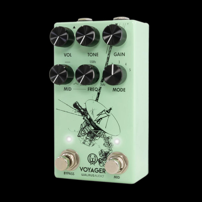 Walrus Audio Voyager Overdrive MkII Pedal Left Angle