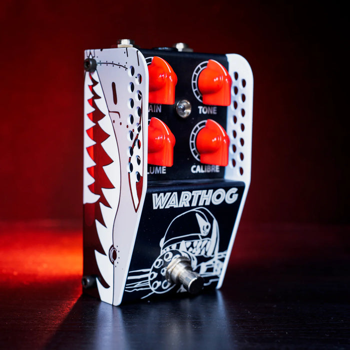 Thorpy FX The Warthog OD/Distortion/Boost/Fuzz Guitar Pedal Front Angle Right