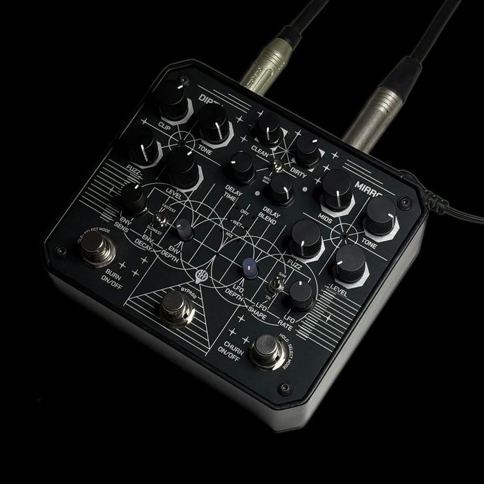 Animal Factory Dirty Mirror Dual Parallel Fuzz Pedal Angle Plugs