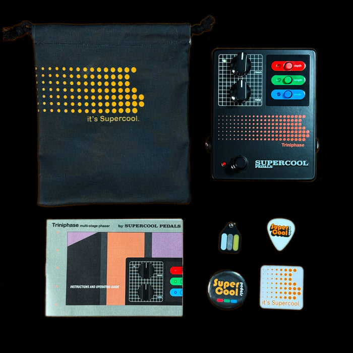 Supercool The Triniphase Phaser Pedal Box Candy